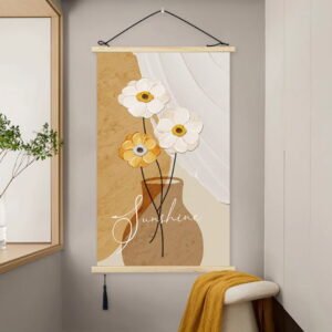 Evening Blossoms Canvas Wall Art For Bathroom