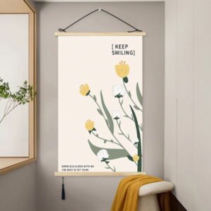 The bud is about to bloom canvas hanging painting