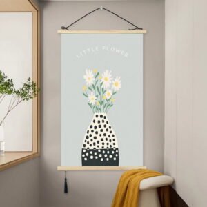 Daisies in Harmony Canvas Art Print For Kids Room