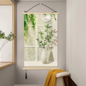 Glowing Greenery Canvas Wall Art