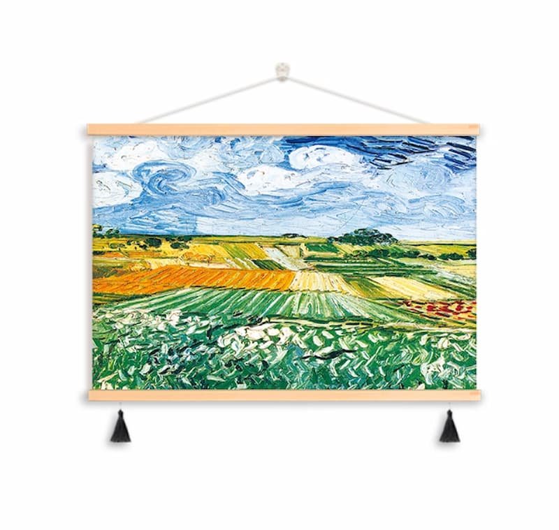 Green Fields and Surging Clouds For Dining Room