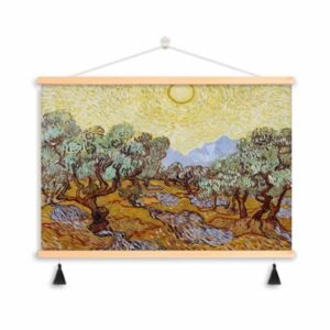 Olive Grove Landscape Wall Art for Living Room